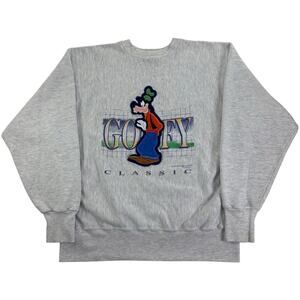 Vintage Disney Goofy Crewneck Walt Disney Company by Genus Mens Large Sweatshirt